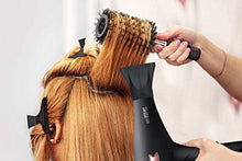 Load image into Gallery viewer, Professional Ionic Salon Hair Dryer, Powerful 2200 watt Ceramic Tourmaline Blow Dryer, Pro Ion quiet Hairdryer with 2 Concentrator Nozzle Attachments - Best Soft Touch Body/Black& Rose Gold