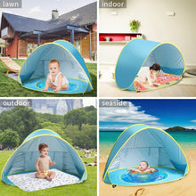 Load image into Gallery viewer, Sunba Youth Baby Beach Tent, Baby Pool Tent, UV Protection Infant Sun Shelters Beach Shade Tent, Pop Up Baby Tent for Beach