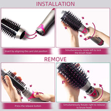 Load image into Gallery viewer, 6 in 1 Hair Dryer Brush, Blow Dryer Brush Styler,Salon Negative Ionic Electric Hot Air Brush,Hair Straightener&Curly Hair Comb,Detachable Brush Hair Dryers for Women,Mothers Day Gifts
