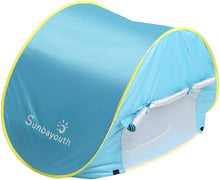 Load image into Gallery viewer, Sunba Youth Baby Beach Tent, Baby Pool Tent, UV Protection Infant Sun Shelters Beach Shade Tent, Pop Up Baby Tent for Beach
