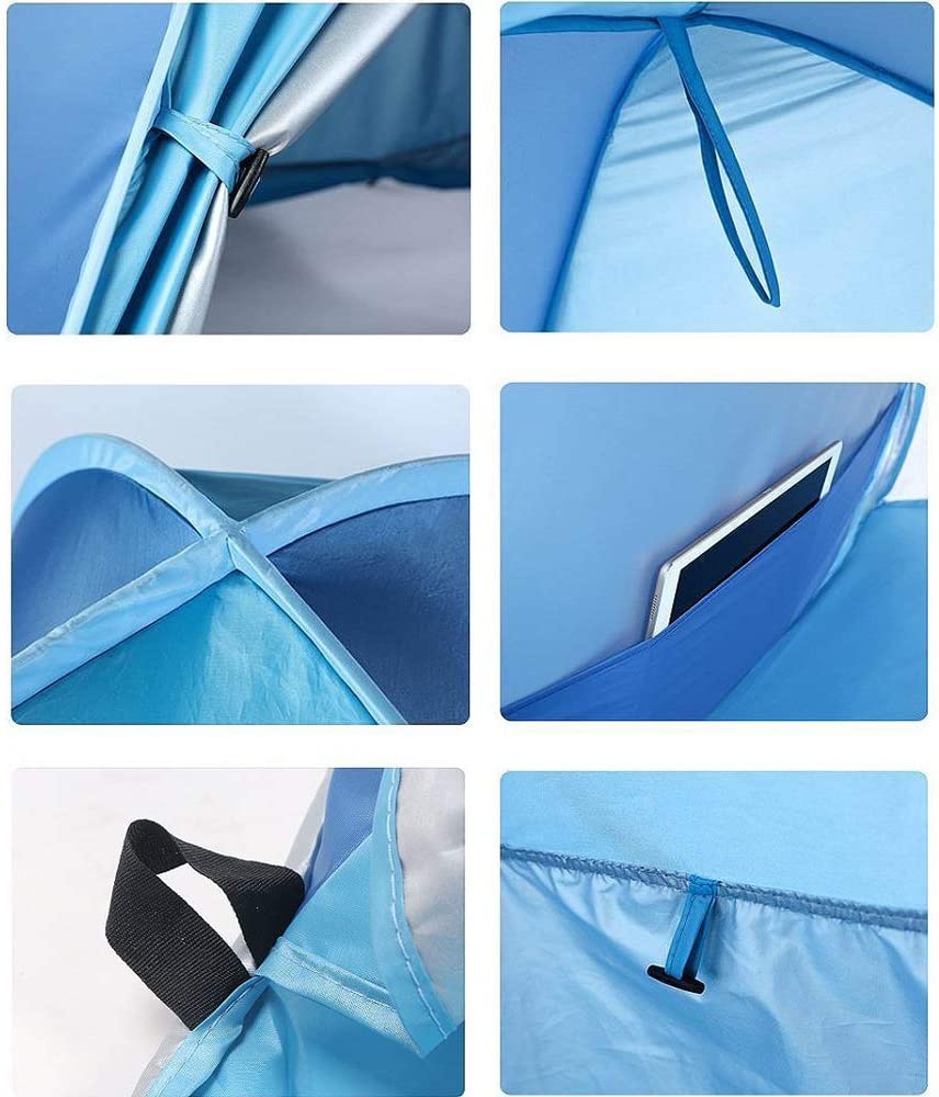 Beach Tent, Sunba Youth Beach Shade, Anti UV Instant Portable Tent Sun Shelter, Pop Up Baby Beach Tent, for 2-3 Person