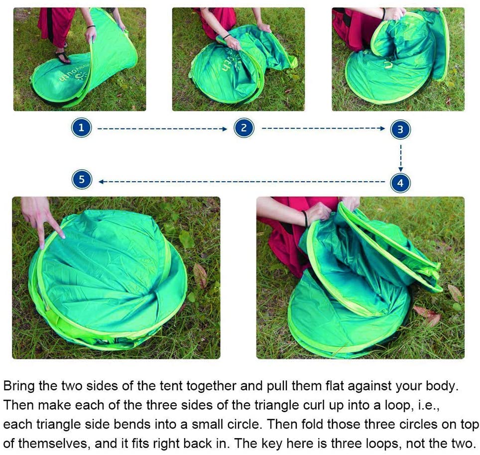 Beach Tent, Sunba Youth Beach Shade, Anti UV Instant Portable Tent Sun Shelter, Pop Up Baby Beach Tent, for 2-3 Person